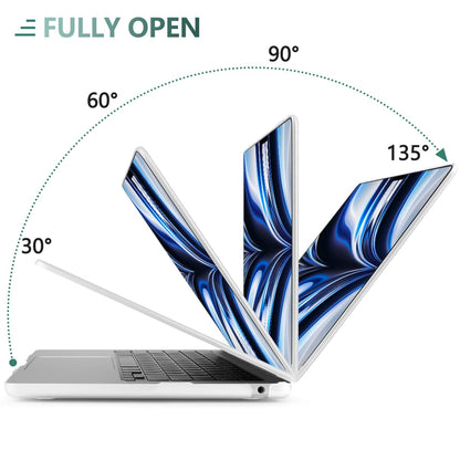 Suitable for  2023 2022 MacBook Air 13 inch case M2 Model A2681 Hard Shell Case Keyboard Cover White Tristar Online