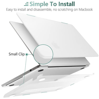 Suitable for  2023 2022 MacBook Air 13 inch case M2 Model A2681 Hard Shell Case Keyboard Cover White Tristar Online