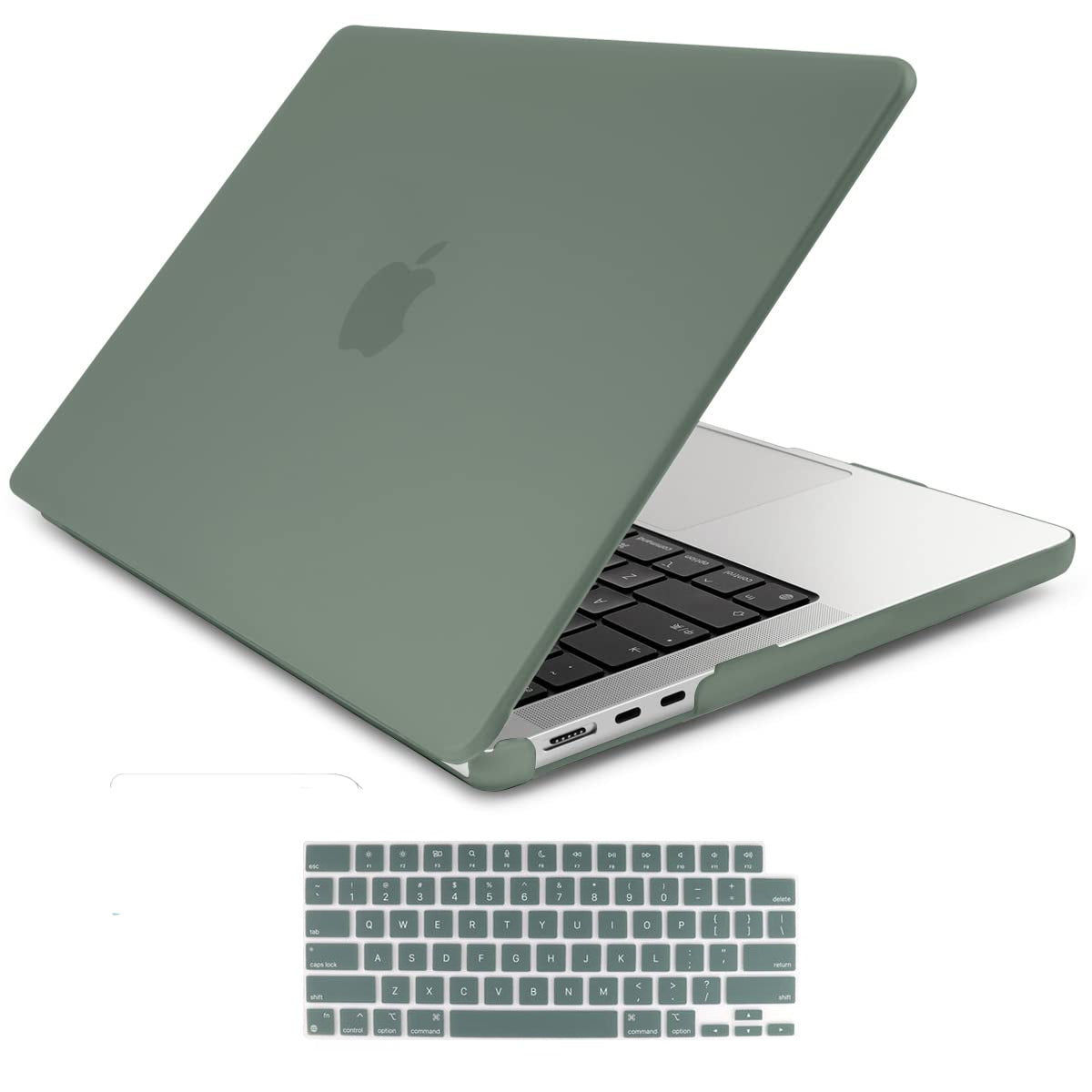 Suitable for  2023 2022 MacBook Air 13 inch case M2 Model A2681 Hard Shell Case Keyboard Cover Midnight Green Tristar Online