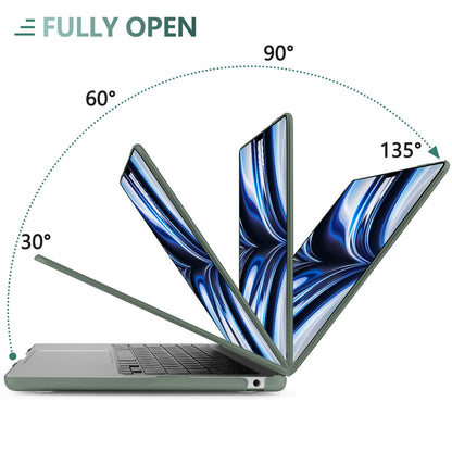 Suitable for  2023 2022 MacBook Air 13 inch case M2 Model A2681 Hard Shell Case Keyboard Cover Midnight Green Tristar Online