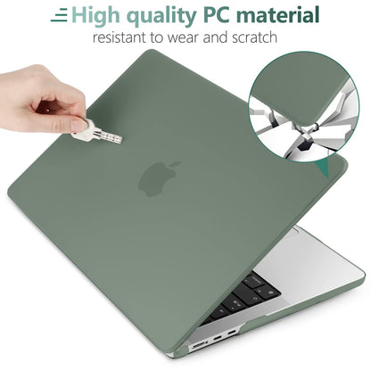 Suitable for  2023 2022 MacBook Air 13 inch case M2 Model A2681 Hard Shell Case Keyboard Cover Midnight Green Tristar Online
