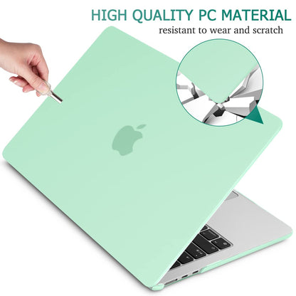 Suitable for  2023 2022 MacBook Air 13 inch case M2 Model A2681 Hard Shell Case Keyboard Cover Green Tristar Online
