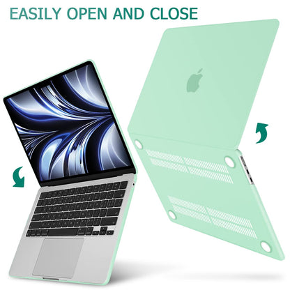 Suitable for  2023 2022 MacBook Air 13 inch case M2 Model A2681 Hard Shell Case Keyboard Cover Green Tristar Online