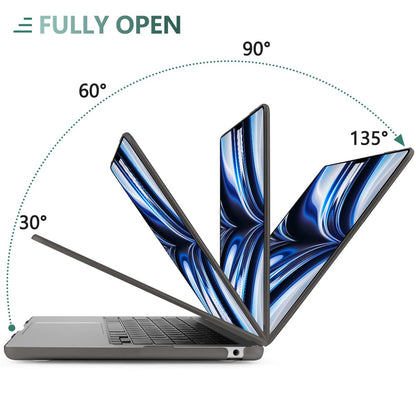 Suitable for  2023 2022 MacBook Air 13 inch case M2 Model A2681 Hard Shell Case Keyboard Cover Grey Tristar Online