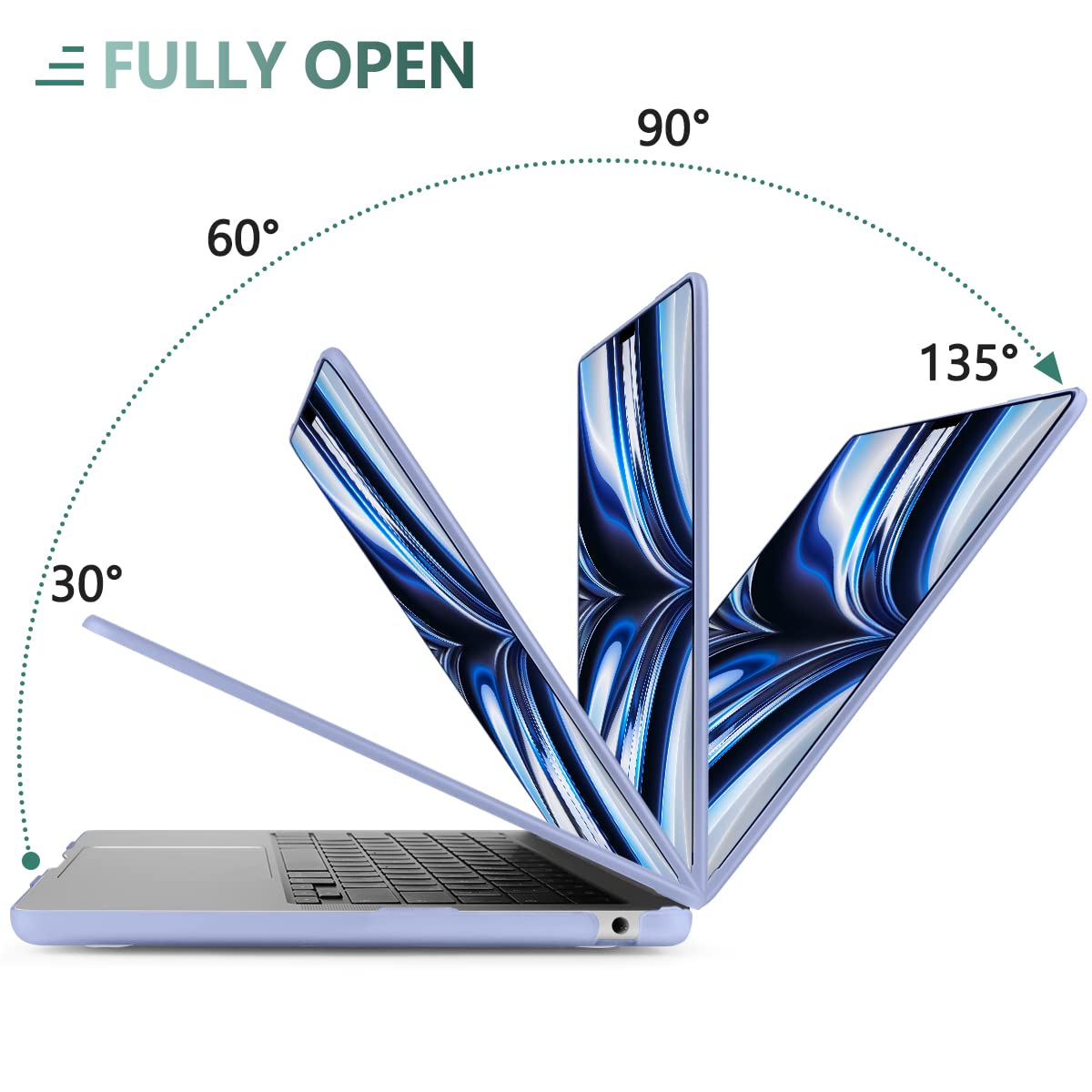 Suitable for  2023 2022 MacBook Air 13 inch case M2 Model A2681 Hard Shell Case Keyboard Cover Tristar Online