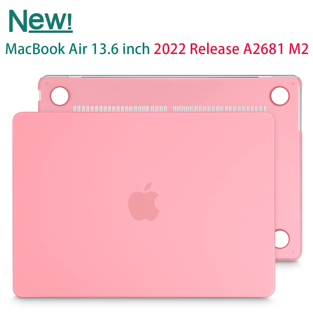 Suitable for  2023 2022 MacBook Air 13 inch case M2 Model A2681 Hard Shell Case Keyboard Cover Pink Tristar Online