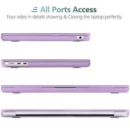 Suitable for  2023 2022 MacBook Air 13 inch case M2 Model A2681 Hard Shell Case Keyboard Cover Purple Tristar Online