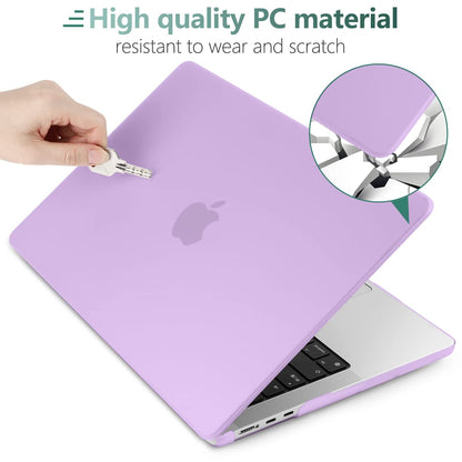 Suitable for  2023 2022 MacBook Air 13 inch case M2 Model A2681 Hard Shell Case Keyboard Cover Purple Tristar Online