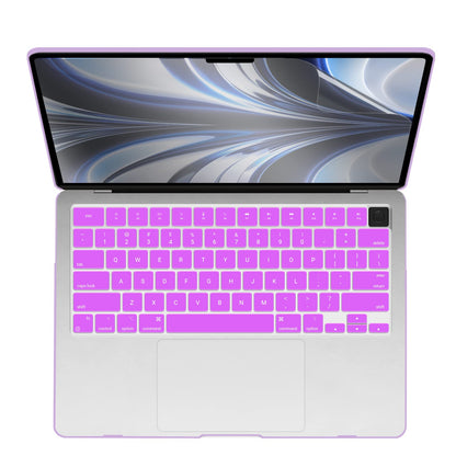 Suitable for  2023 2022 MacBook Air 13 inch case M2 Model A2681 Hard Shell Case Keyboard Cover Purple Tristar Online
