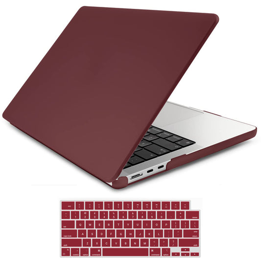 Suitable for  2023 2022 MacBook Air 13 inch case M2 Model A2681 Hard Shell Case Keyboard Cover Wine Red Tristar Online