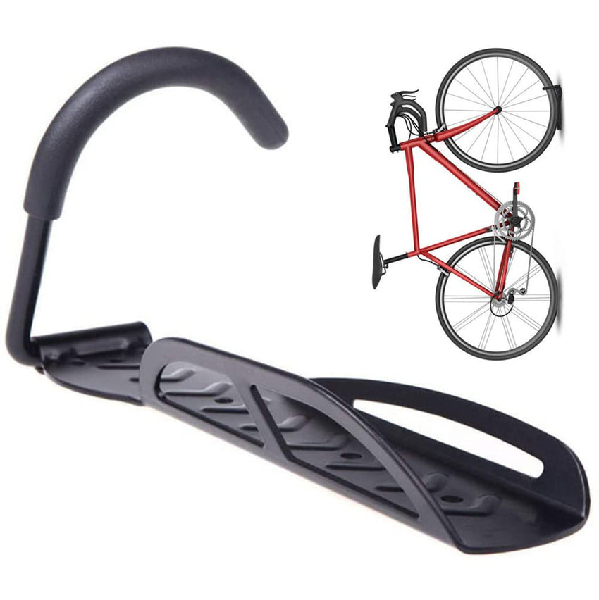 1x Bike Rack Garage Wall Mount Hanger Hooks Storage Bicycle Vertical for Indoor Shed with Screws Tristar Online