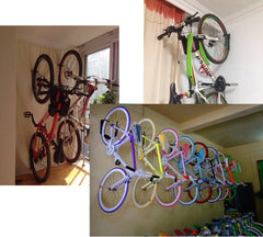 1x Bike Rack Garage Wall Mount Hanger Hooks Storage Bicycle Vertical for Indoor Shed with Screws Tristar Online