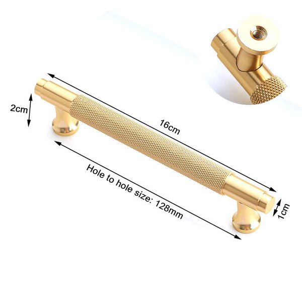 Gold Furniture Door Kitchen Cabinet Handle Handles Pull Pulls Cupboard 128mm Tristar Online