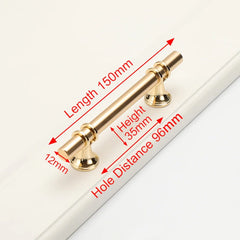 Luxury Design Kitchen Cabinet Handles Drawer Bar Handle Pull Gold 96MM Tristar Online