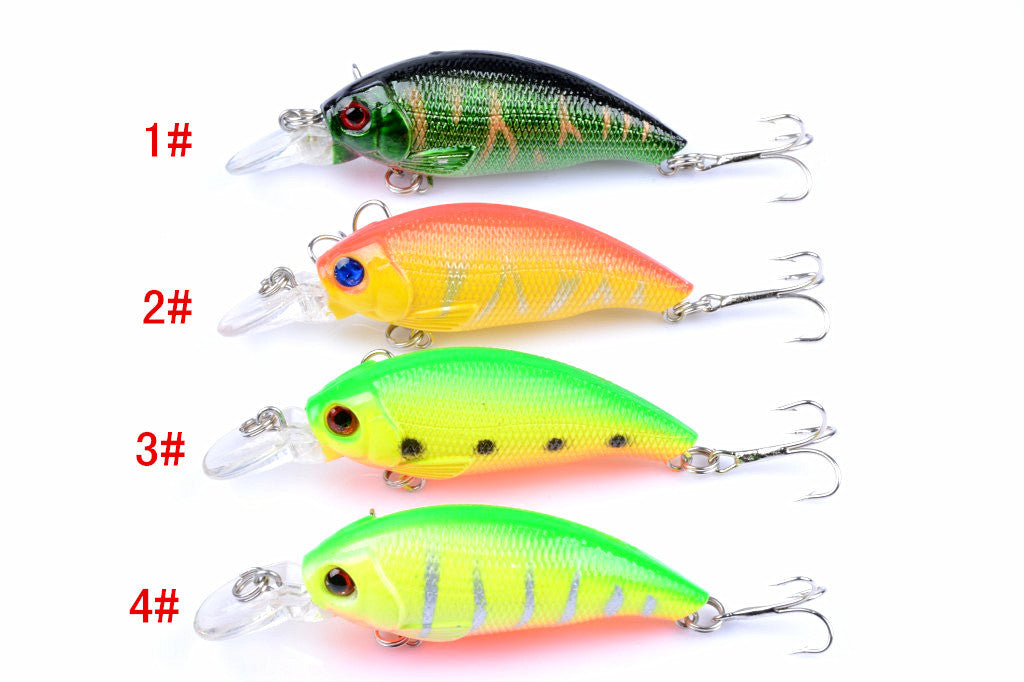 4x 7.5cm Popper Crank Bait Fishing Lure Lures Surface Tackle Saltwater Tristar Online