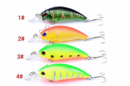 4x 7.5cm Popper Crank Bait Fishing Lure Lures Surface Tackle Saltwater Tristar Online