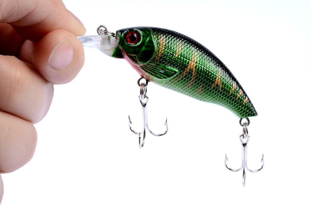 4x 7.5cm Popper Crank Bait Fishing Lure Lures Surface Tackle Saltwater Tristar Online