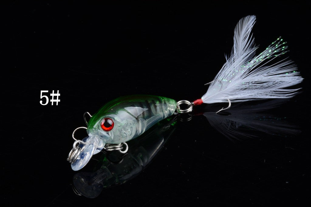 5x 4.5cm Popper Crank Bait Fishing Lure Lures Surface Tackle Saltwater Tristar Online