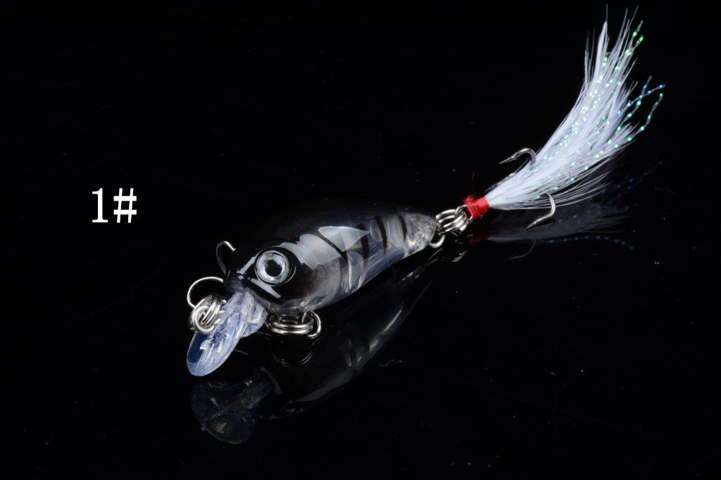 5x 4.5cm Popper Crank Bait Fishing Lure Lures Surface Tackle Saltwater Tristar Online