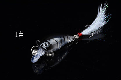 5x 4.5cm Popper Crank Bait Fishing Lure Lures Surface Tackle Saltwater Tristar Online