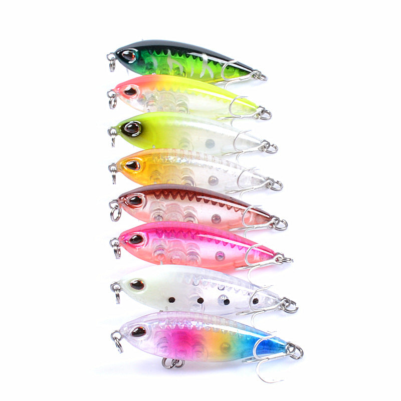 8x Pencil minnow 4.8cm Fishing Lure Lures Surface Tackle Fresh Saltwater Tristar Online