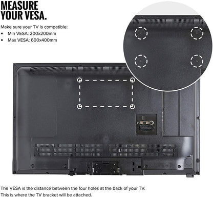 32-70 Inch Fixed TV Wall Mount Bracket TV Bracket Wall Mount up to 75KG Tristar Online