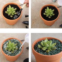 10x 5cm Flower Pot Pots Clay Ceramic Plant Drain Hole Succulent Cactus Nursery Planter Tristar Online