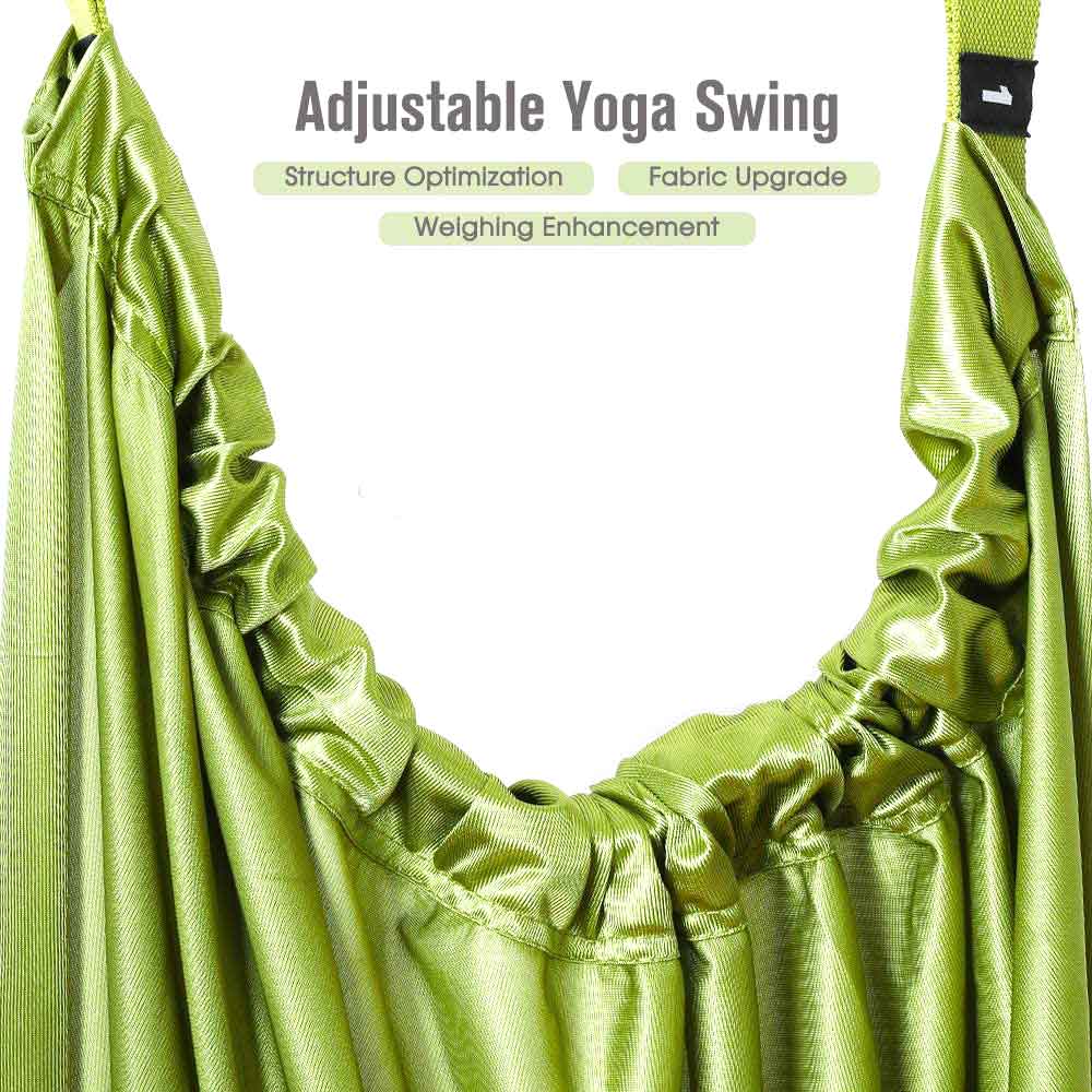 Green Fitness Yoga Strap Band Waist Trainer Leg Door Swing Adjustable Ballet Dancer Tristar Online