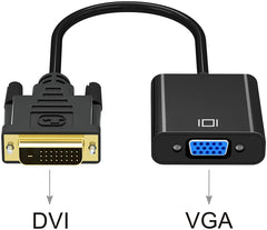 DVI to VGA Adapter,ABLEWE 1080p Active DVI-D to VGA Adapter Converter 24+1 Male to Female Adapter Tristar Online