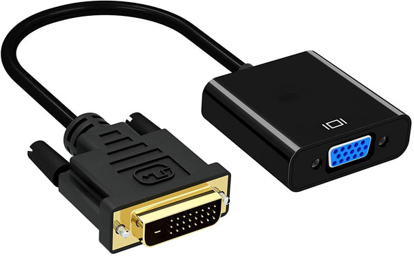 DVI to VGA Adapter,ABLEWE 1080p Active DVI-D to VGA Adapter Converter 24+1 Male to Female Adapter Tristar Online