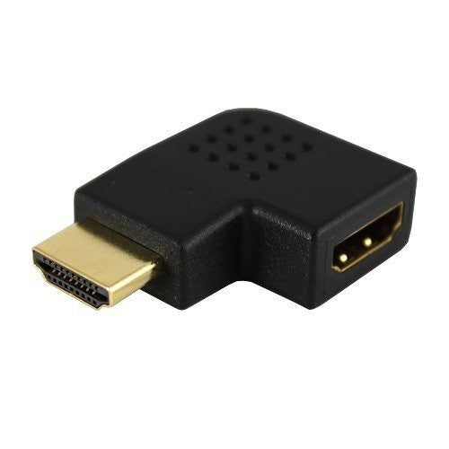 HDMI Port Saver Male to Female 90 Degree Vertical Flat Left For HDMI Cable Tristar Online