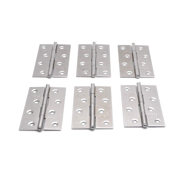 Pack of 6 Hinge 3.5 Inch Stainless Steel Door Hinges Cabinet Door Hinges Furniture Tristar Online