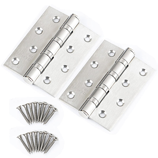 304 Flat Pin Hinge Spring 2Pack 100mm Folding Butt Door Cabinet Hinges Folding Furniture Hardware Tristar Online