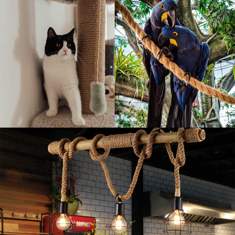 1m Sisal 20mm Rope Natural Twine Cord Thick Jute Hemp Manila  Crafting Home Decor Tristar Online