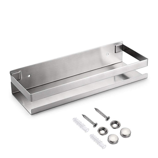 Brushed Bathroom Shower Shelf Kitchen Rack Storage Shelves Shampoo Holder Organizer Tristar Online