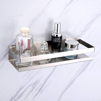 Brushed Bathroom Shower Shelf Kitchen Rack Storage Shelves Shampoo Holder Organizer Tristar Online
