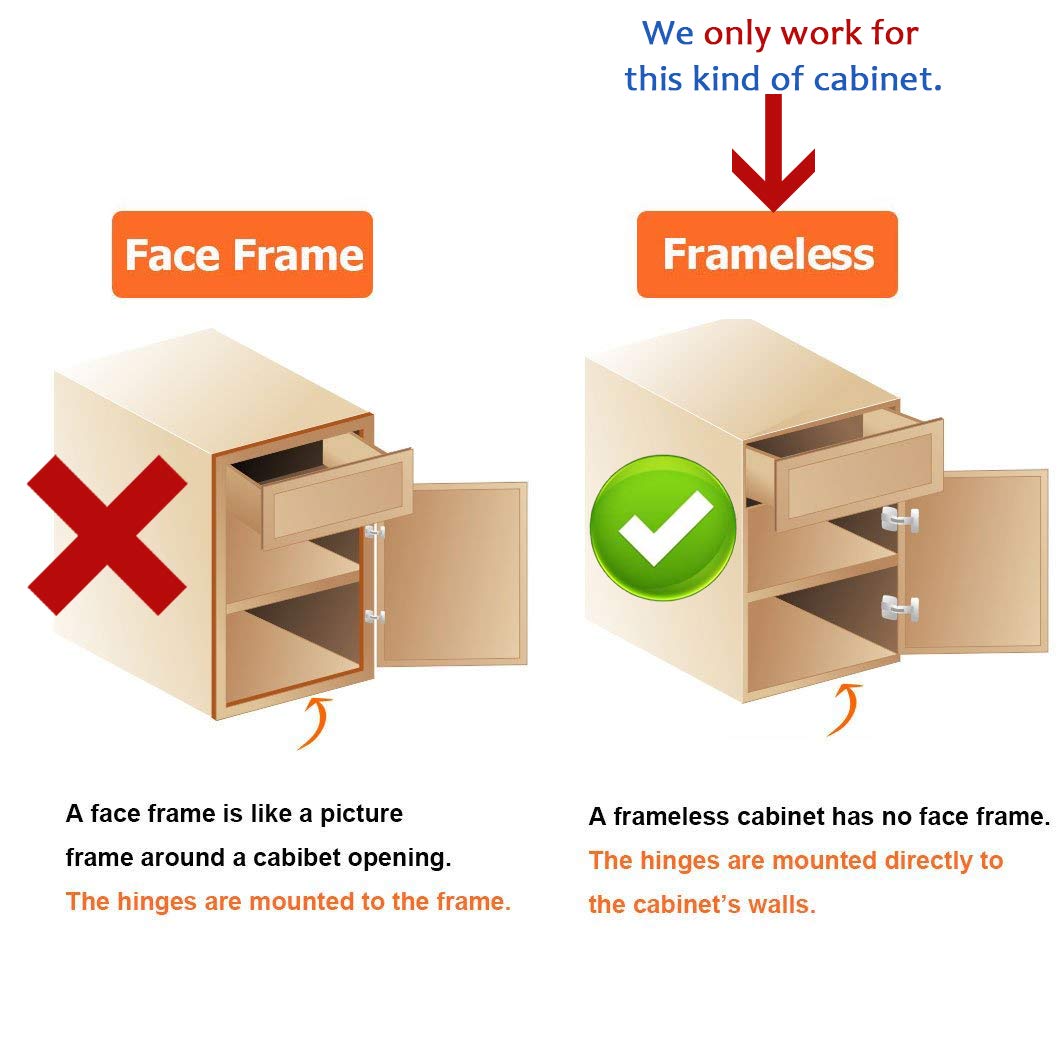 8 Pack 304 Stainless Steel Cabinet Hinges 100 Degree Soft Closing Full Overlay Door Hinge Nickel Plated Finish Tristar Online