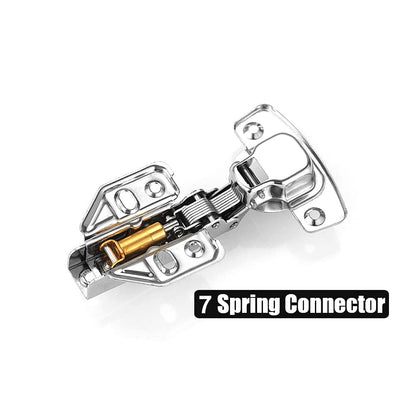 8 Pack 304 Stainless Steel Cabinet Hinges 100 Degree Soft Closing Full Overlay Door Hinge Nickel Plated Finish Tristar Online