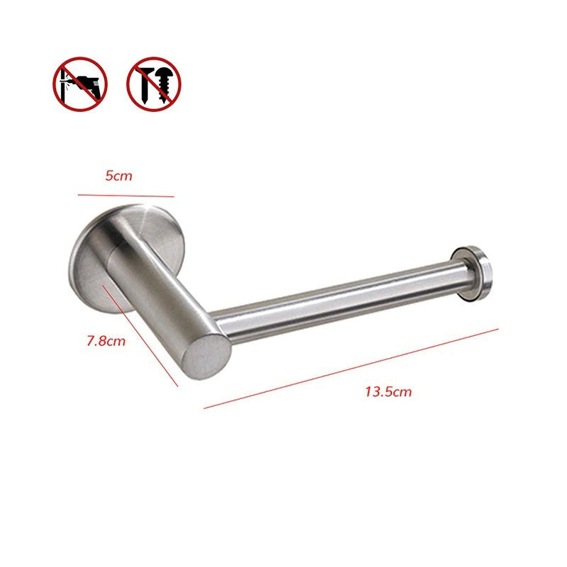 Toilet Paper brushed Holder Self Adhesive Bathroom Paper Roll Holder Roll Holder 304 Tristar Online