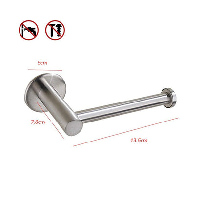 Toilet Paper brushed Holder Self Adhesive Bathroom Paper Roll Holder Roll Holder 304 Tristar Online