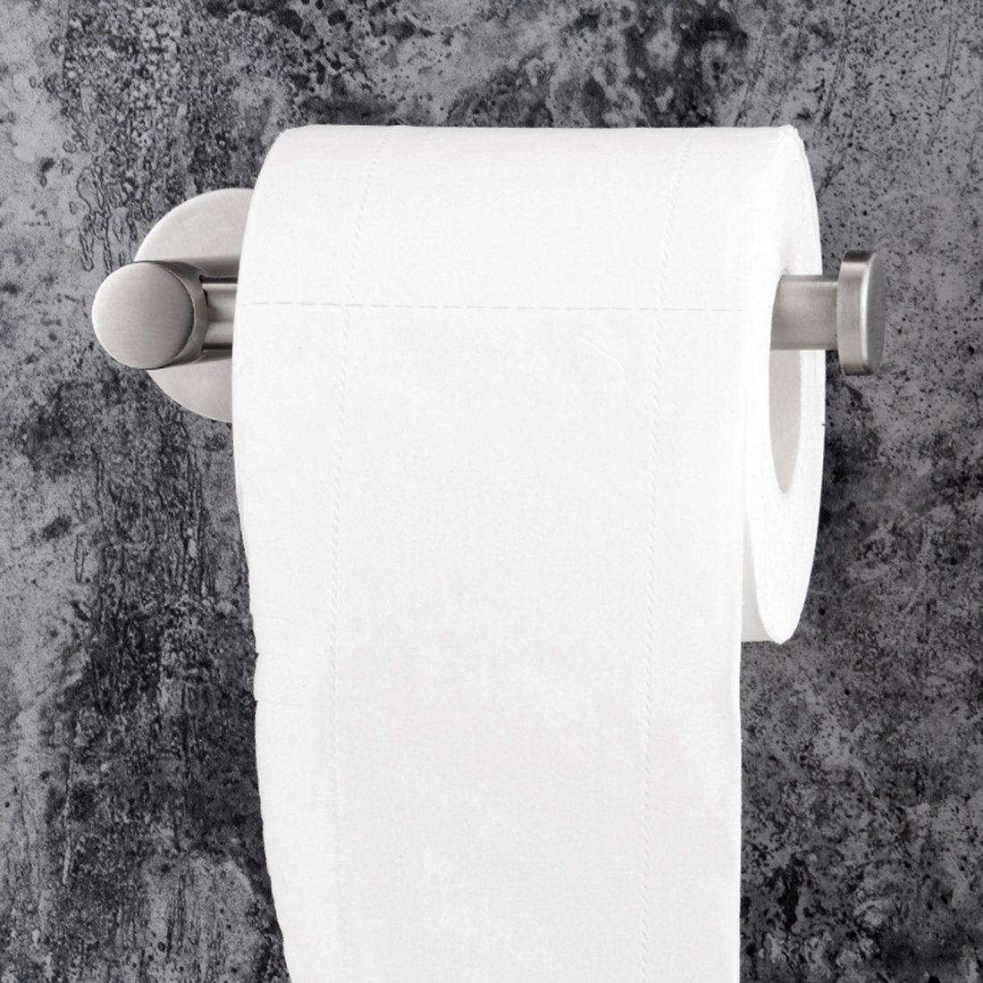 Toilet Paper brushed Holder Self Adhesive Bathroom Paper Roll Holder Roll Holder 304 Tristar Online