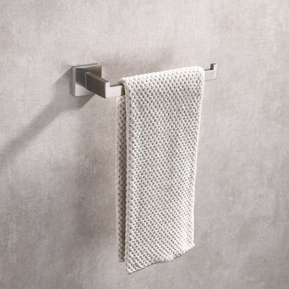 Square Hand Towel Holder Ring Wall Mounted Modern Towel Bar Bathroom Kitchen Tristar Online