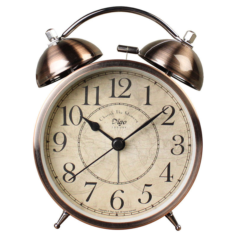 Dual Alarm Clock Twin Bell Alarm Clock, Bedroom Table Desk Alarm Clock Backlight Tristar Online