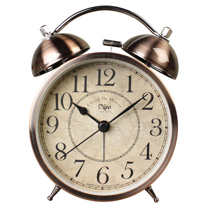 Dual Alarm Clock Twin Bell Alarm Clock, Bedroom Table Desk Alarm Clock Backlight Tristar Online