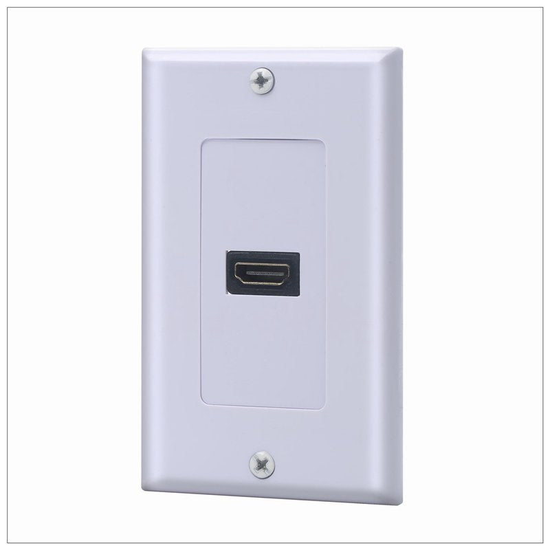 1 Port HDMI Wallplate - Supports 4K, 3D Wall Plate Tristar Online