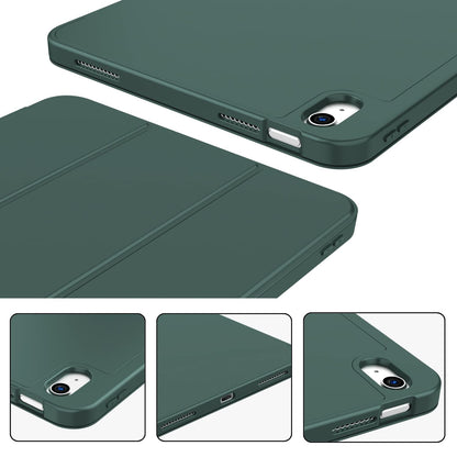 iPad 10th Case 10.9 Inch 2022 with Pencil Holder, Smart iPad Clear Case with Soft TPU Auto Wake Sleep Dark Green Tristar Online