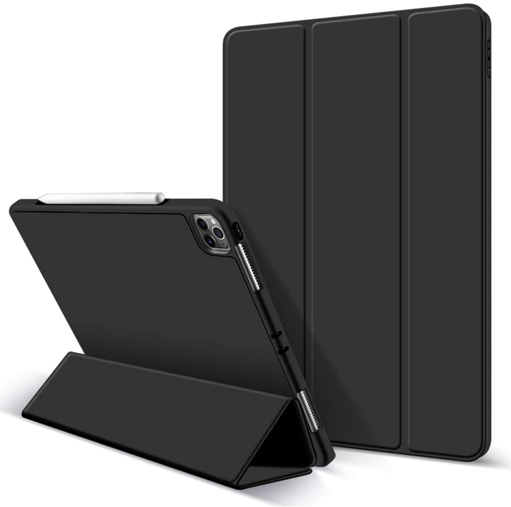 iPad Pro 11 Inch 2020 Soft Tpu Smart Premium Case Auto Sleep Wake Stand Cover Pencil holder Black Tristar Online