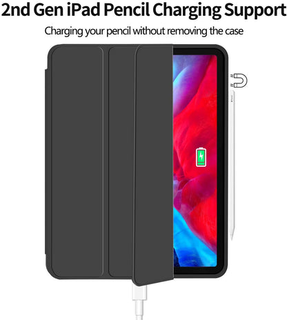 iPad Pro 11 Inch 2020 Soft Tpu Smart Premium Case Auto Sleep Wake Stand Cover Pencil holder Black Tristar Online