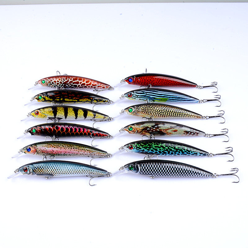 12x Popper Poppers 14cm Fishing Lure Lures Surface Tackle Fresh Saltwater Tristar Online