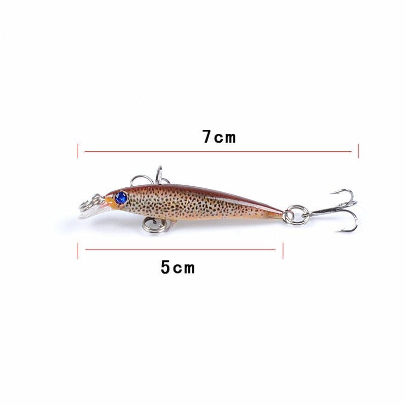 6x Popper Poppers 5cm Minnow Fishing Lure Lures Surface Tackle Fresh Saltwater Tristar Online